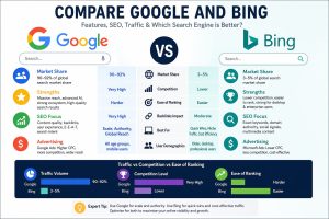 Compare Google and Bing: The Complete SEO & User Experience Breakdown (2026)
