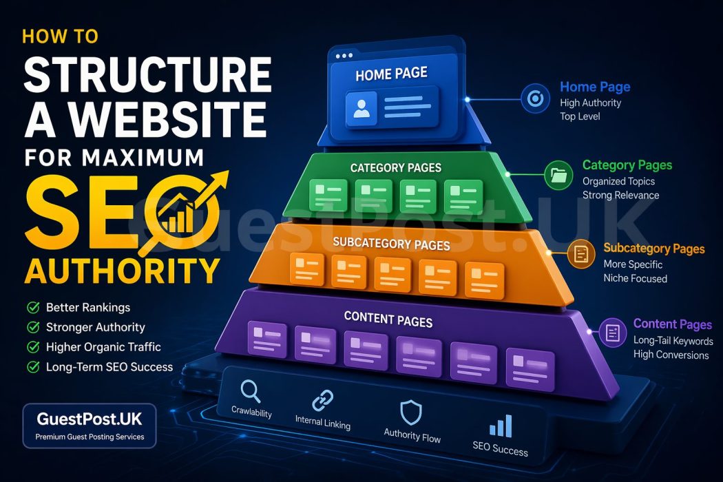 How to Structure a Website for Maximum SEO Authority (Complete 2026 Guide)
