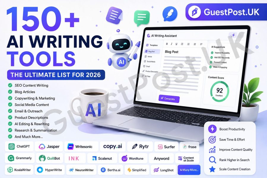 150+ AI Writing Tools in 2026: The Ultimate AI Content Software List