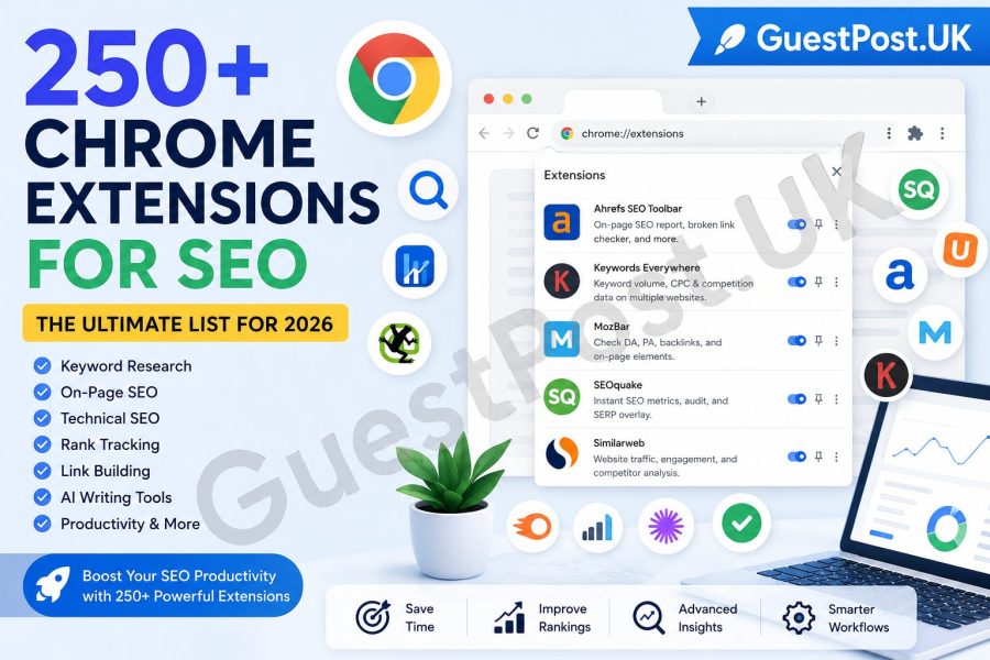 250+ Chrome Extensions for SEO in 2026: The Ultimate SEO Extensions List