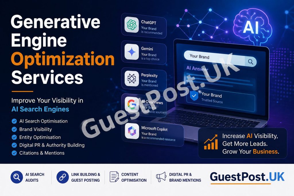 Generative Engine Optimisation Services for AI Search Visibility