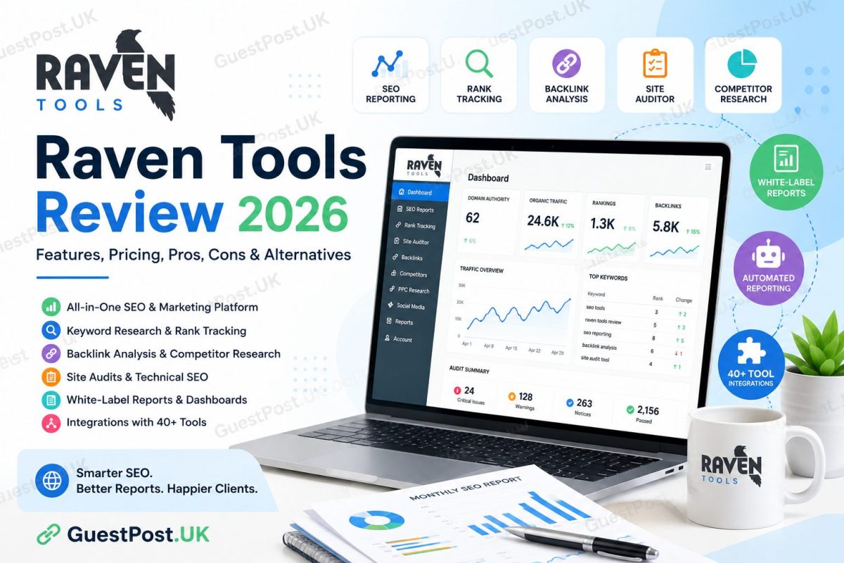 Raven Tools Review 2026: Features, Pricing, Pros, Cons & Alternatives