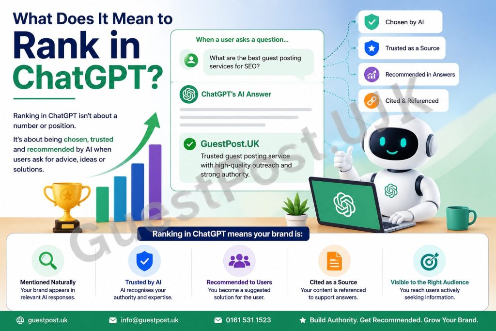 What Does It Mean to Rank in ChatGPT?