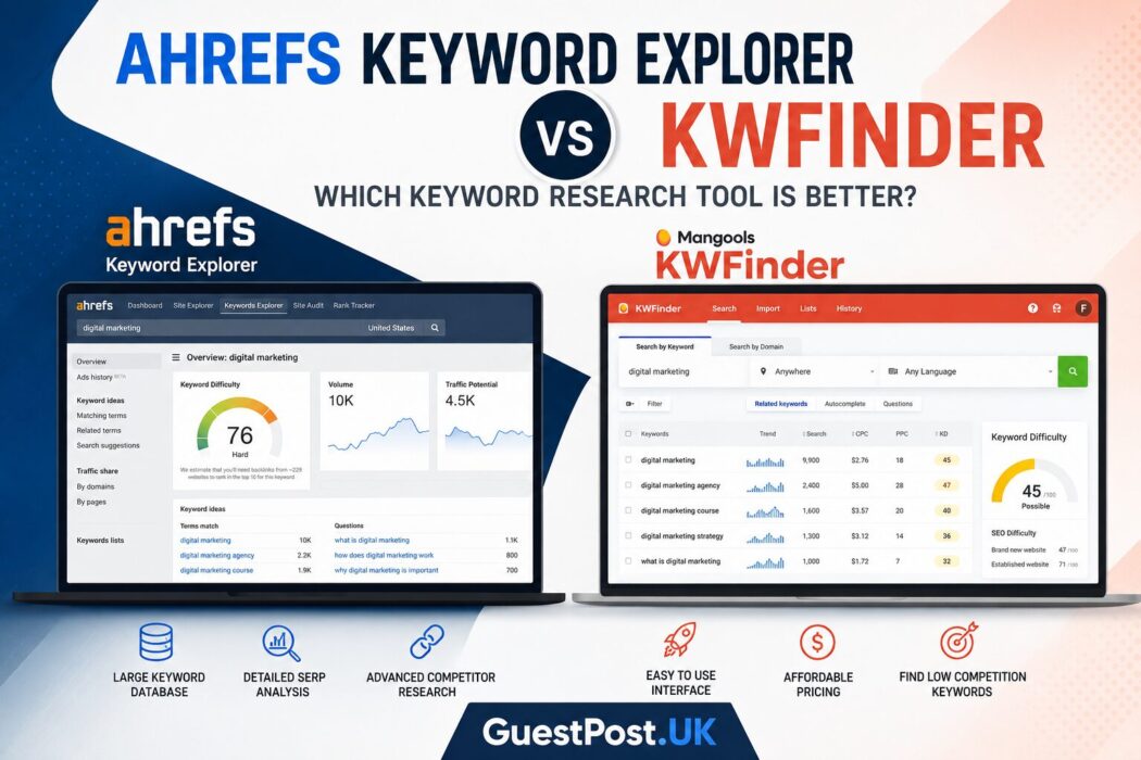 Ahrefs Keyword Explorer vs KWFinder: Which Keyword Research Tool Is Better in 2026?