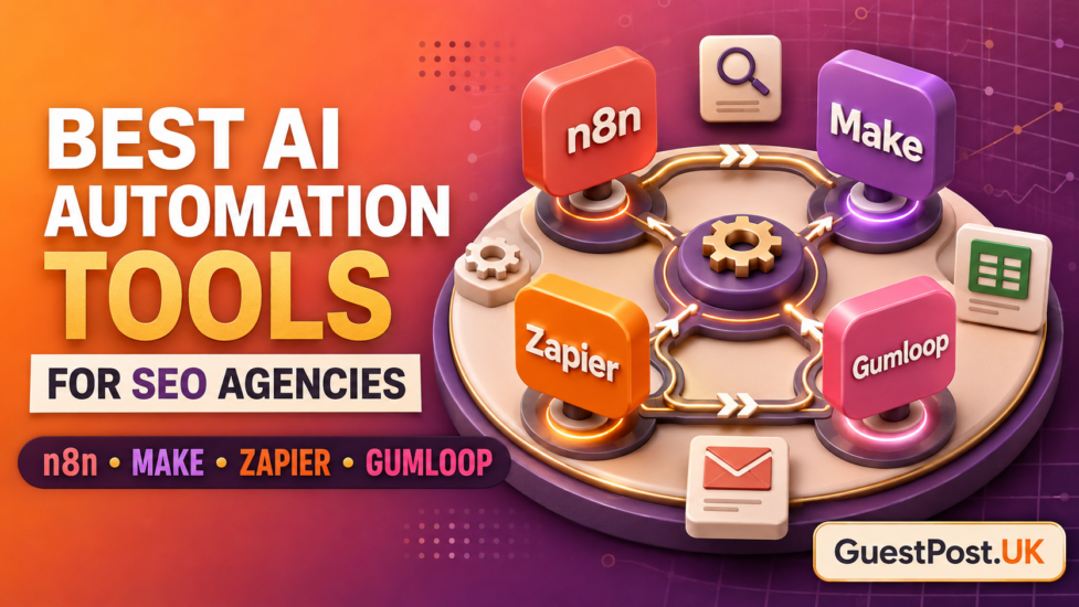 Best AI Automation Tools for SEO Agencies: n8n vs Make vs Zapier vs Gumloop