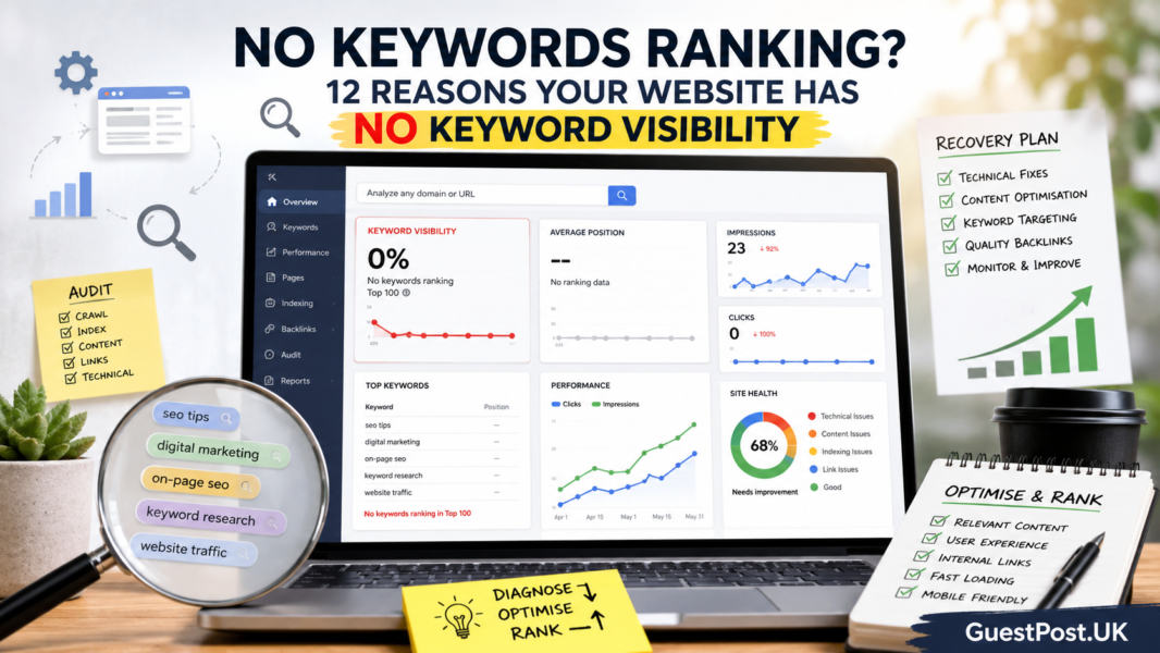 No Keywords Ranking? 12 Reasons Your Website Has No Keyword Visibility