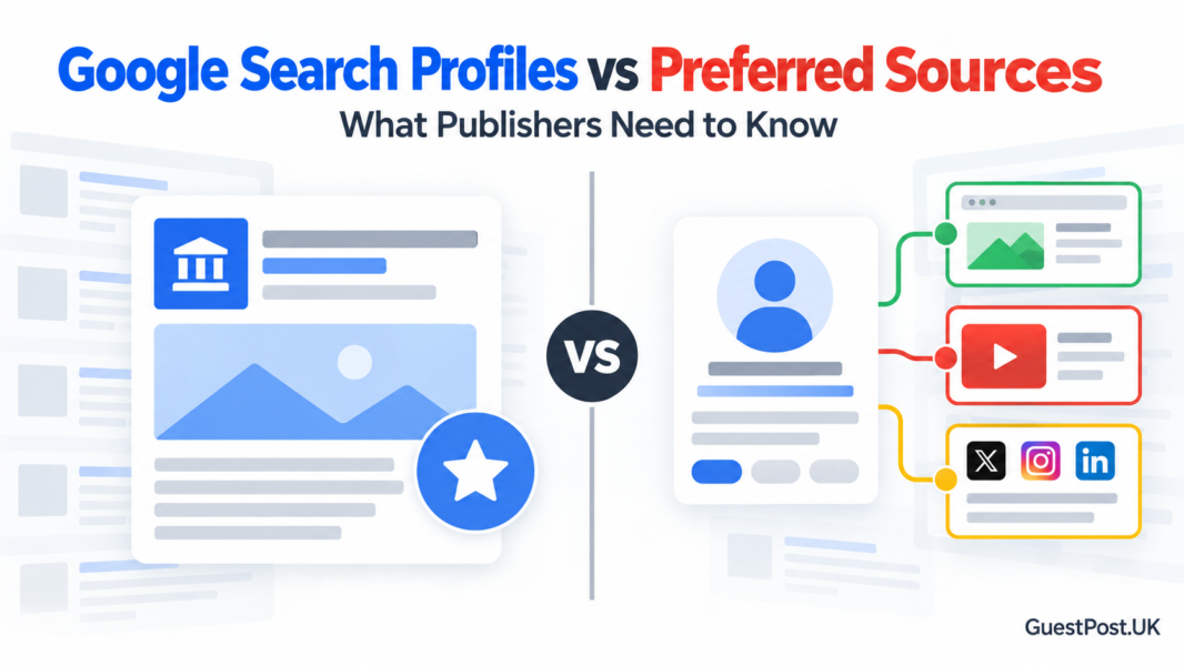 Google Search Profiles vs Preferred Sources: What Publishers Need to Know