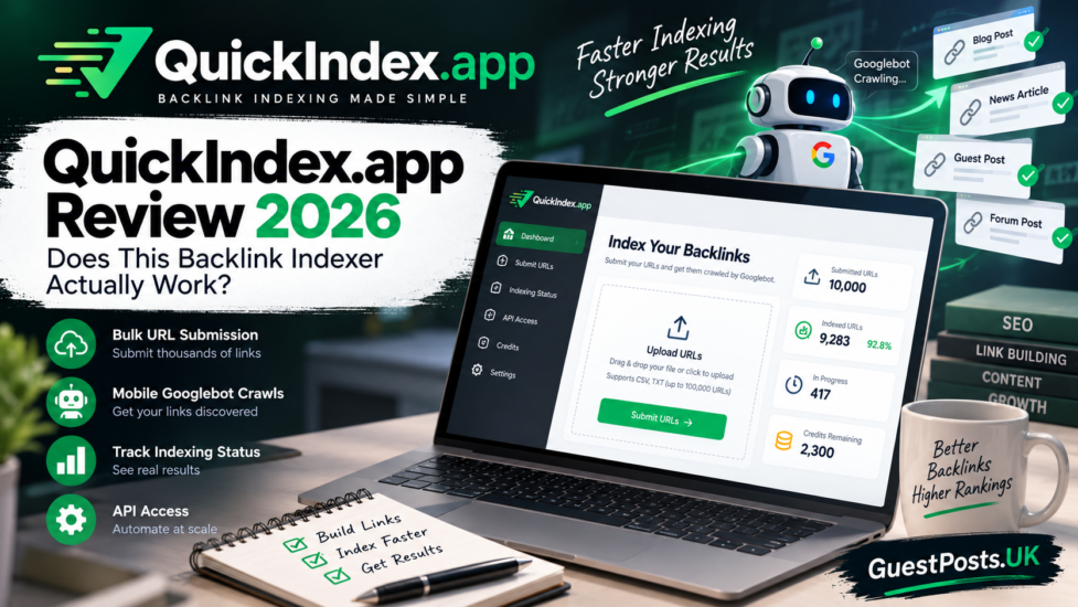QuickIndex.app Review 2026: Does This Backlink Indexer Actually Work?